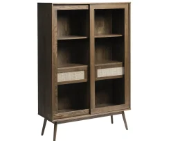 Nordic Home Sofia Vitrinskåp Smoked Oak 160cm