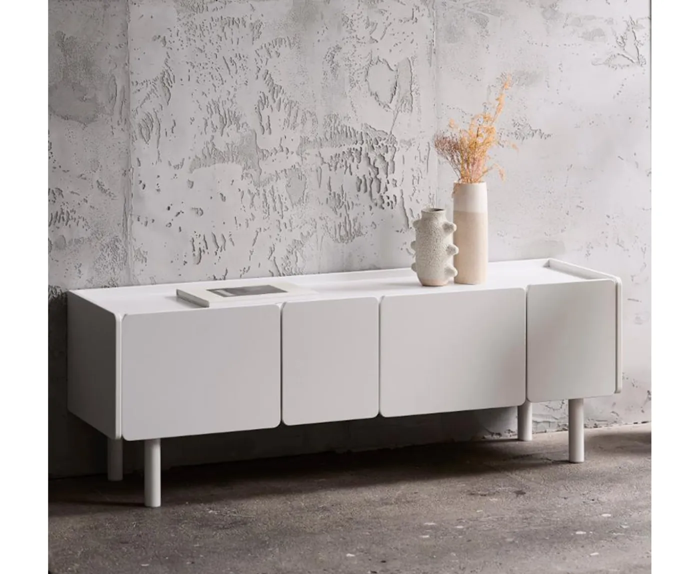 Nordic Home Sonja TV-bänk White 160cm