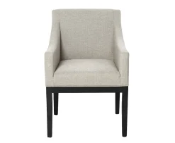 Nordic Home Sylvia Karmstol Beige/Svart