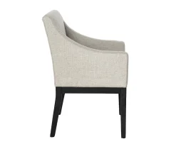 Nordic Home Sylvia Karmstol Beige/Svart