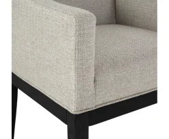 Nordic Home Sylvia Karmstol Beige/Svart