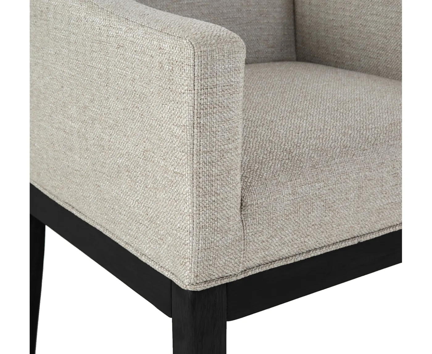 Nordic Home Sylvia Karmstol Beige/Svart
