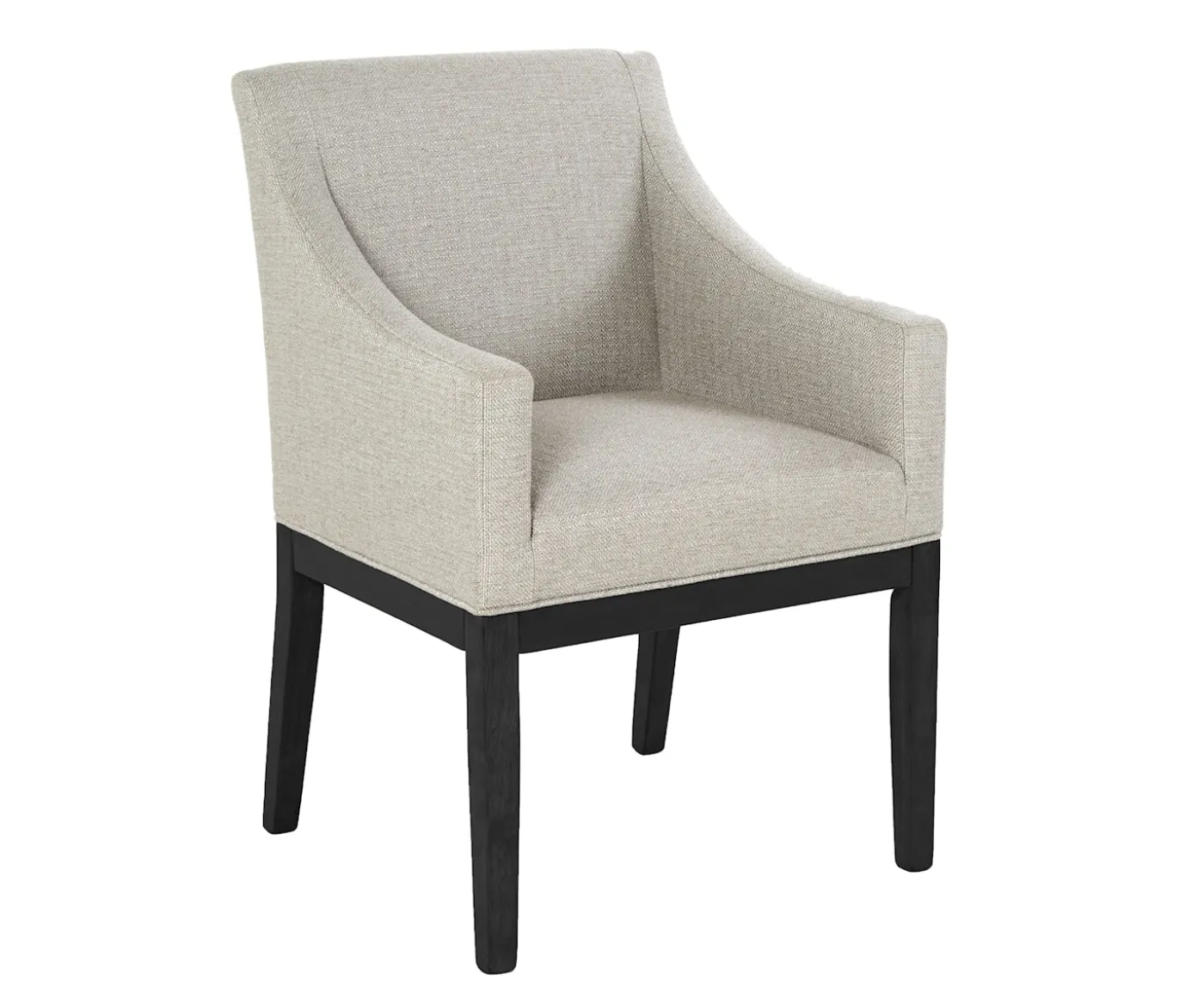 Nordic Home Sylvia Karmstol Beige/Svart