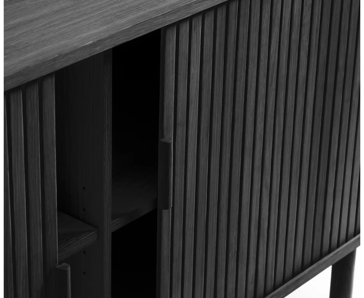 Nordic Home Tindra Sideboard Black Oak 160cm
