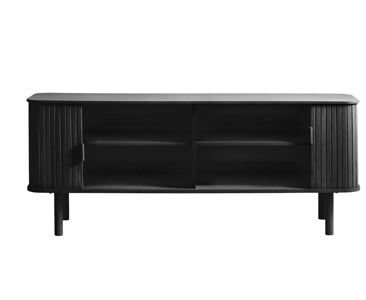 Nordic Home Tindra TV-Bänk Black Oak 160cm