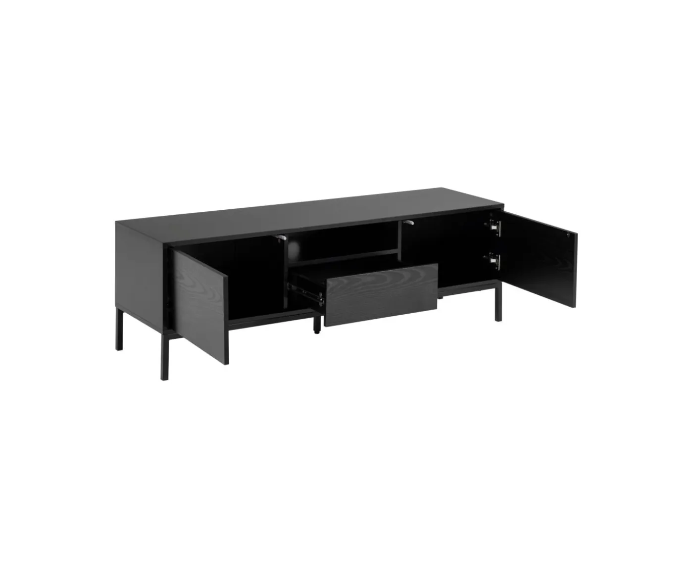 Nordic Home Vera TV-Bänk Svart 140cm