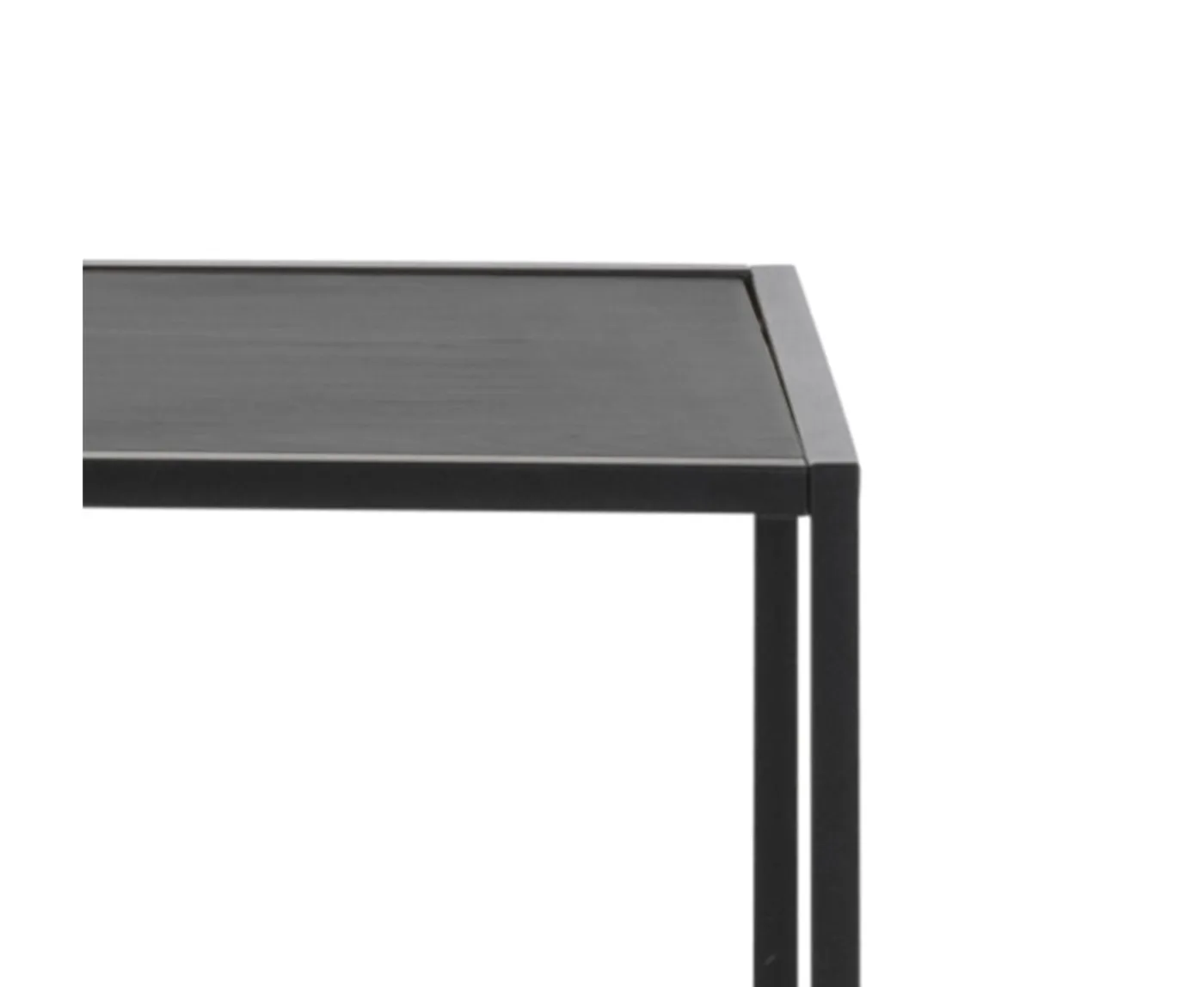 Nordic Home Vilma Asymmetrisk Bokhylla Svart 185x114cm