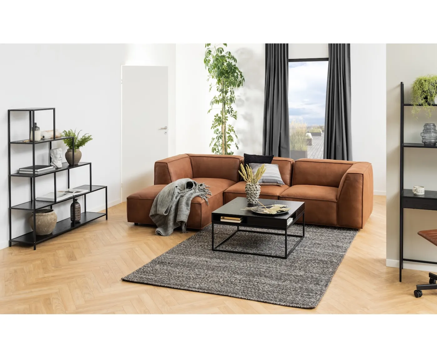 Nordic Home Vilma Bokhylla Svart