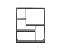 Nordic Home Vilma Vägghylla Svart 91cm