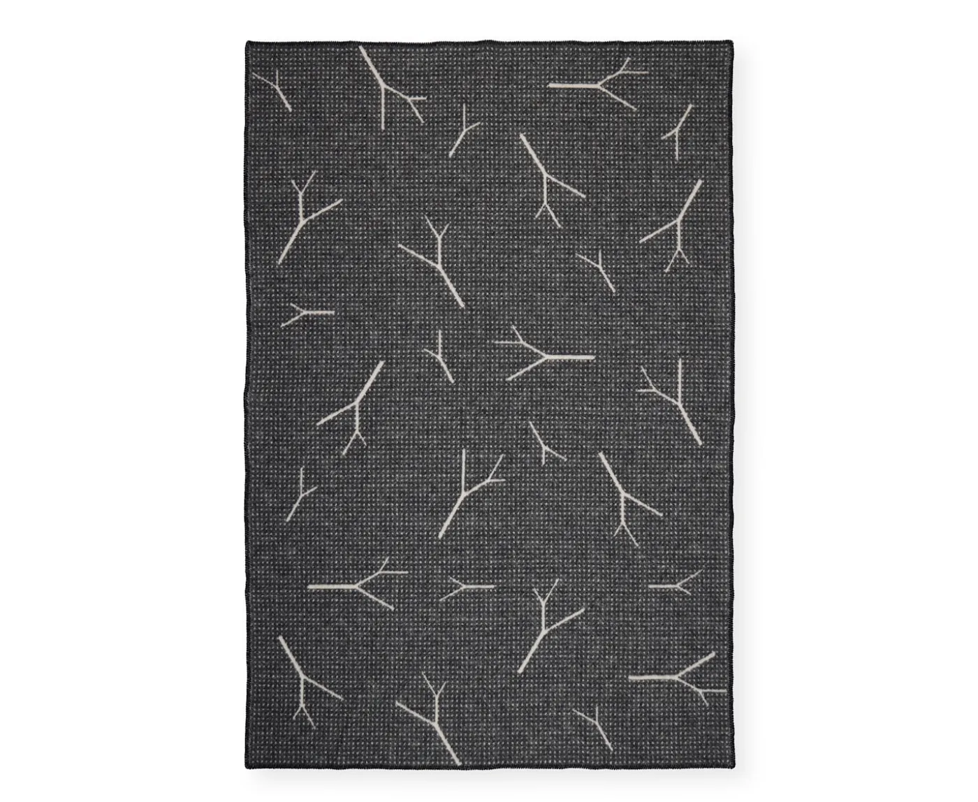 Northern Fall Pläd Black 130x170