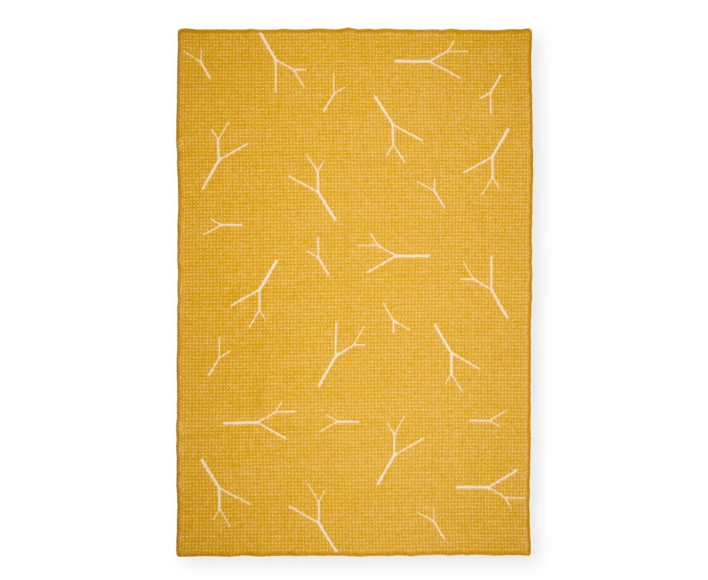 Northern Fall Pläd Yellow 130x170