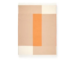 Northern Layer Pläd Orange 130x170