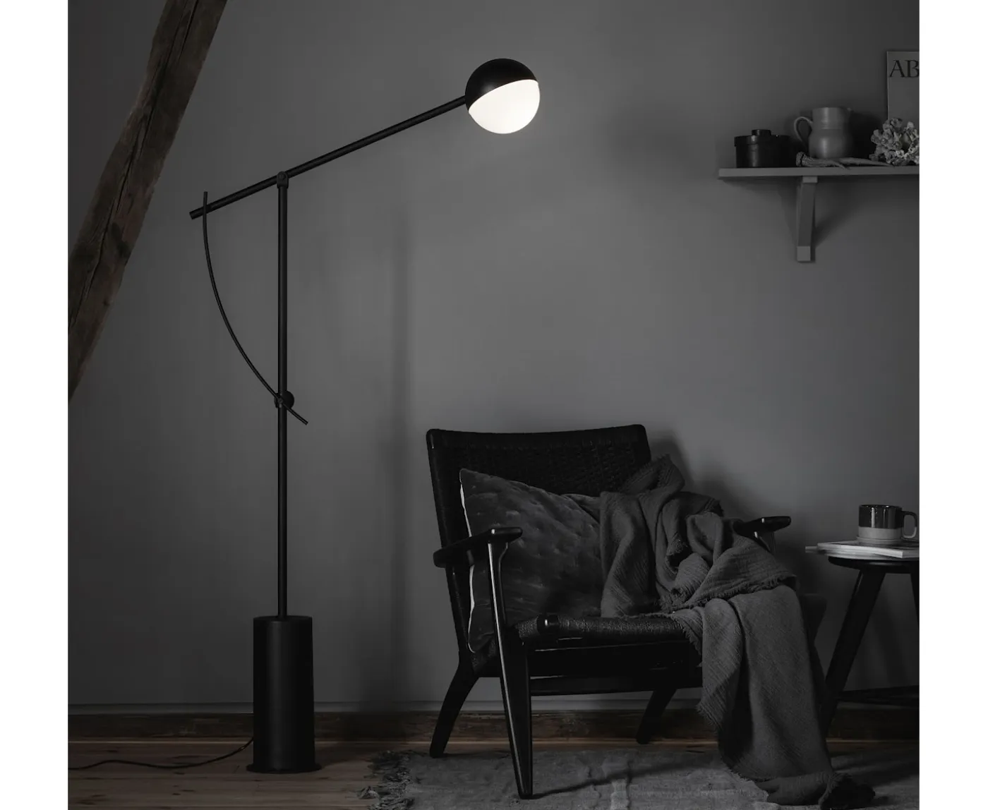 Northern Balancer Golvlampa Black