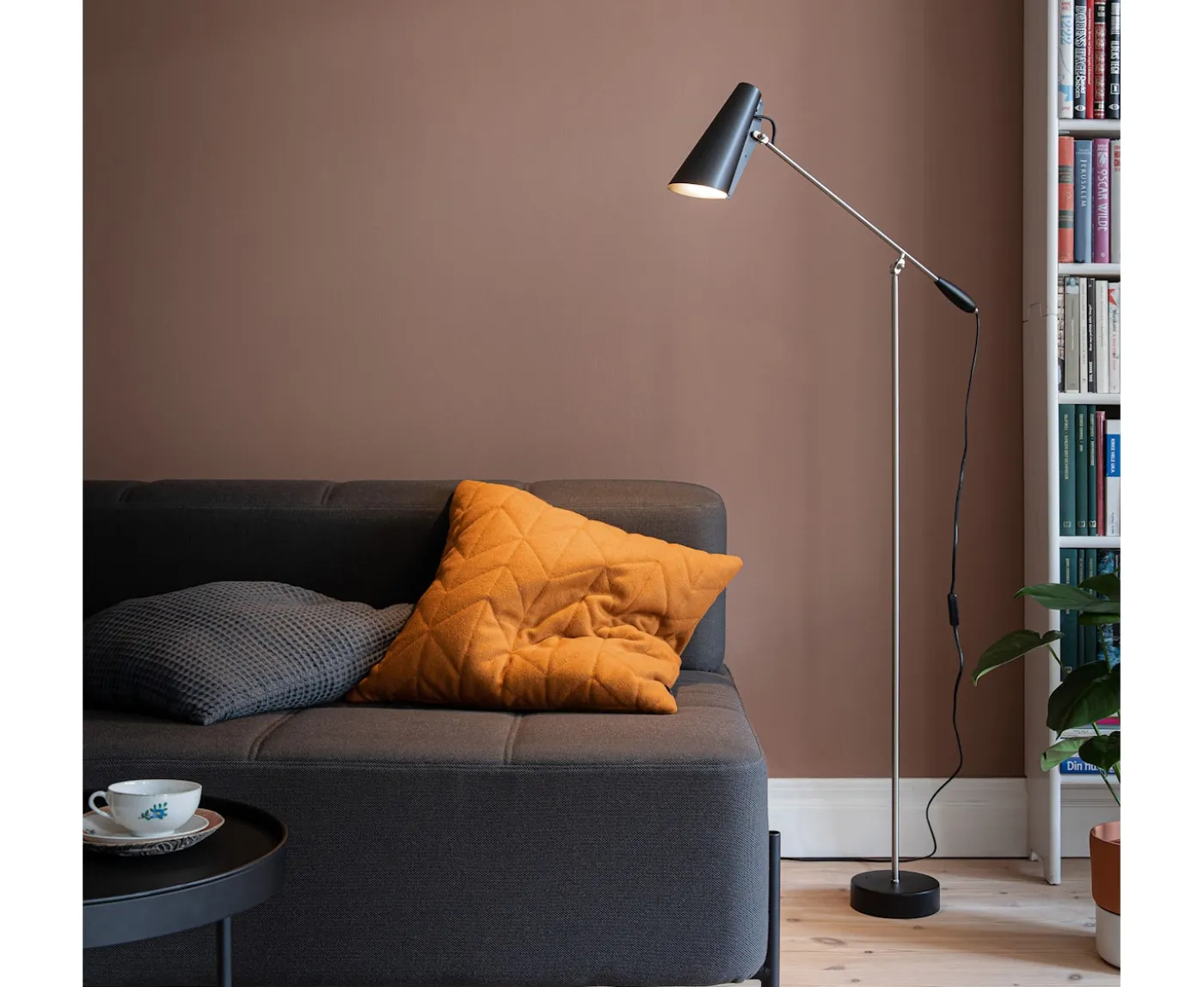 Northern Birdy Golvlampa Black/Steel
