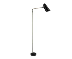Northern Birdy Golvlampa swing Black/Brass