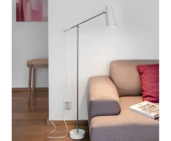 Northern Birdy Golvlampa White/Steel