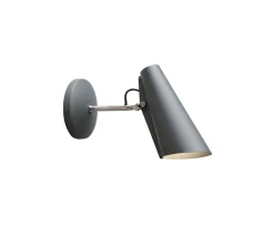 Northern Birdy Short Vägglampa Grey/Steel