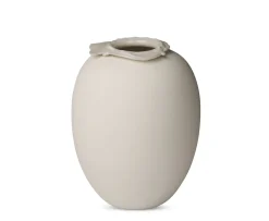 Northern Brim Vas Beige 28cm