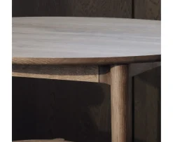 Northern Expand Runt Matbord Smoked Oak Ø120