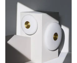 Northern Glint Vägglampa Opal/Brushed Brass 25cm