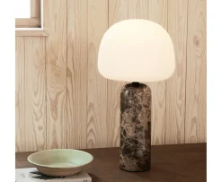 Northern Kin Bordslampa Brown Marble 40cm