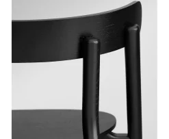Northern Oaki Matstol Black Painted Oak