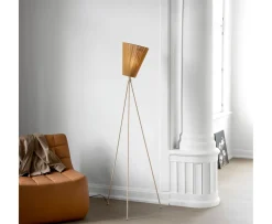 Northern Oslo Wood Golvlampa Skärm Caramel