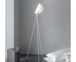 Northern Oslo Wood Golvlampa Skärm White