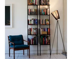 Northern Oslo Wood Golvlampa Stativ Black Matt