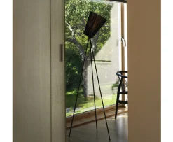 Northern Oslo Wood Golvlampa Stativ Black Matt
