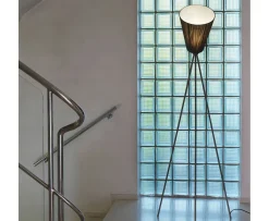 Northern Oslo Wood Golvlampa Stativ Black Matt