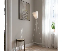 Northern Oslo Wood Golvlampa Stativ White Matt