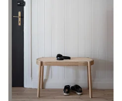 Northern Pal Bänk Light Oiled Oak/Light Mesh 80cm