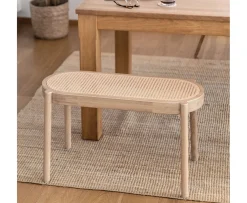 Northern Pal Bänk Light Oiled Oak/Light Mesh 80cm