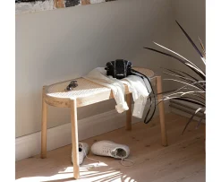 Northern Pal Bänk Light Oiled Oak/Light Mesh 80cm