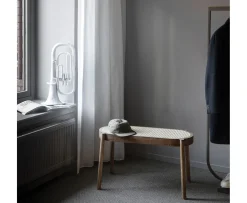 Northern Pal Bänk Smoked Oak Oiled/Light Mesh 80cm