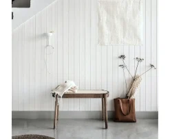 Northern Pal Bänk Smoked Oak Oiled/Light Mesh 80cm