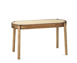 Northern Pal Bänk Smoked Oak Oiled/Light Mesh 80cm