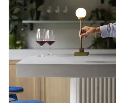 Northern Snowball Bordslampa Portabel Brass