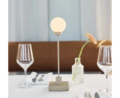 Northern Snowball Bordslampa Portabel Greige