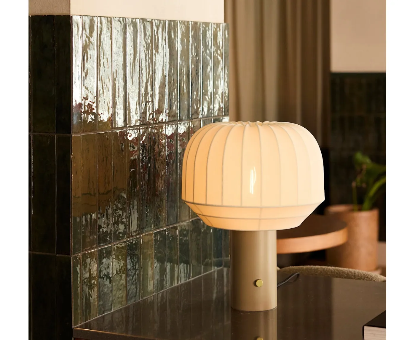 Northern Tradition Bordslampa Offwhite/Greige