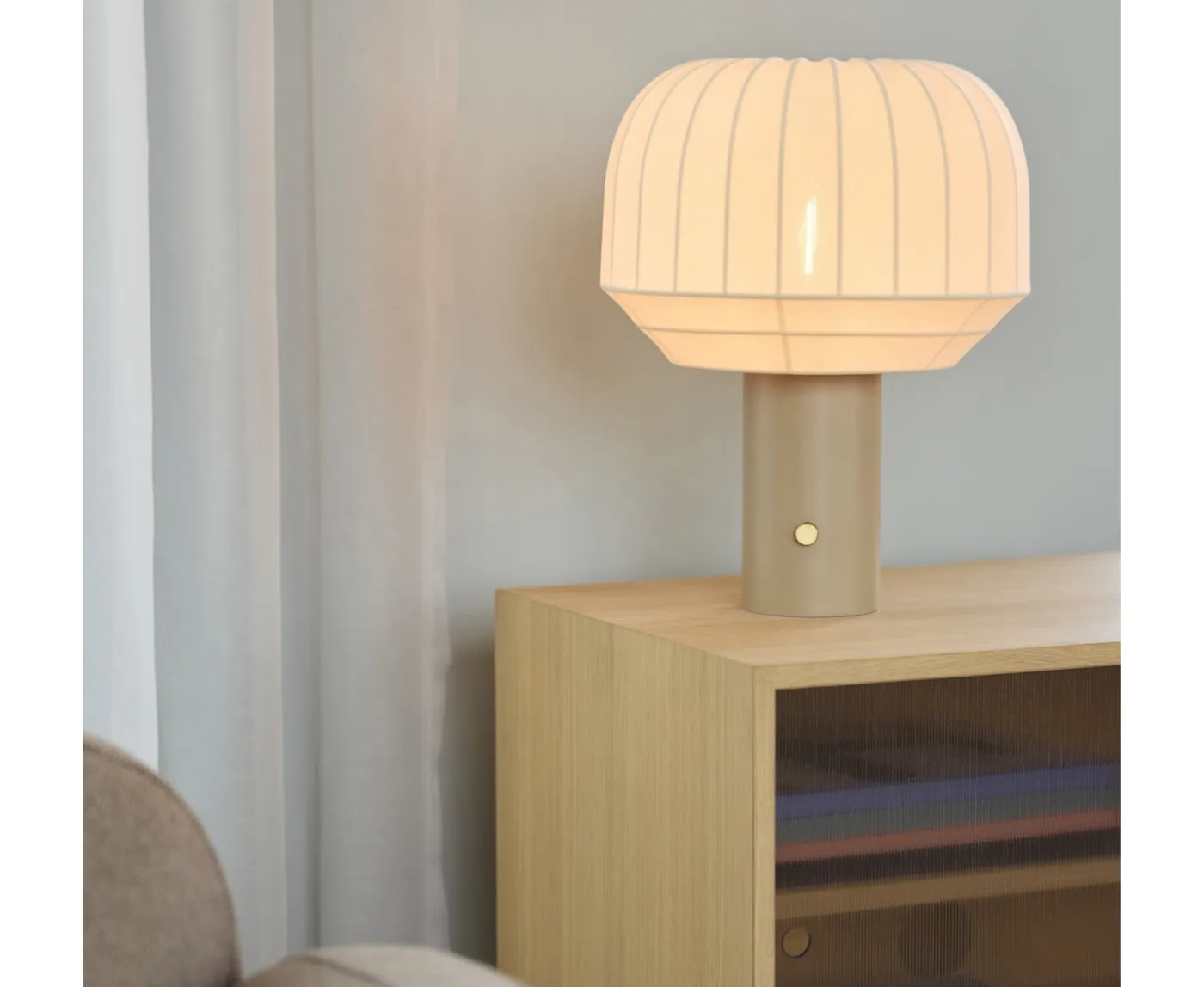 Northern Tradition Bordslampa Offwhite/Greige