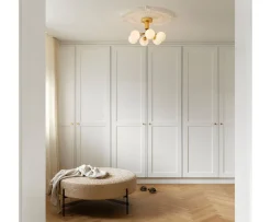 Nuura Apiales 6 Plafond Brushed Brass/Opal
