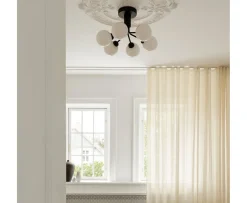 Nuura Apiales 6 Plafond Satin Black/Opal