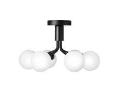Nuura Apiales 6 Plafond Satin Black/Opal