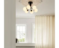 Nuura Apiales 6 Plafond Satin Black/Opal