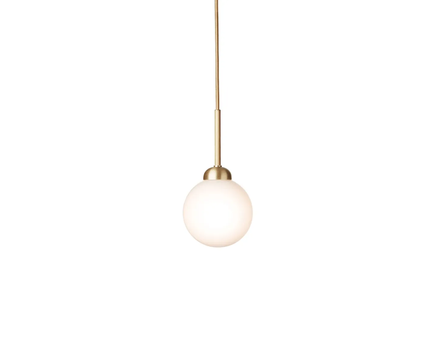 Nuura Apiales 1 Taklampa Brushed Brass/Opal
