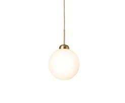 Nuura Apiales 1 Taklampa Brushed Brass/Opal Large