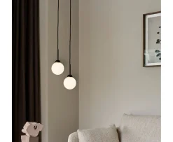 Nuura Apiales 1 Taklampa Satin Black/Opal