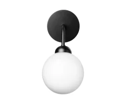 Nuura Apiales Vägglampa Satin Black/Opal